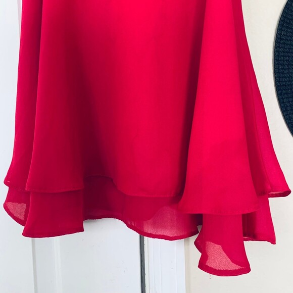 ASOS Barbie Pink Sleeveless Fit & Flare Wedding Guest Sundress Dress | Size: 8/M - Picture 4 of 8